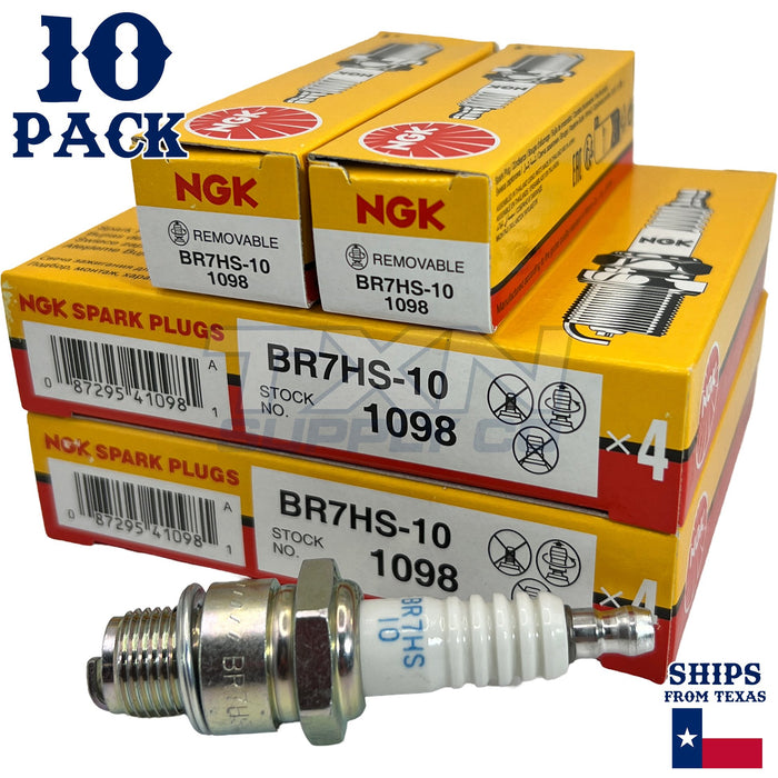 NGK 1098 Spark Plug BR7HS-10 - 10 Pack