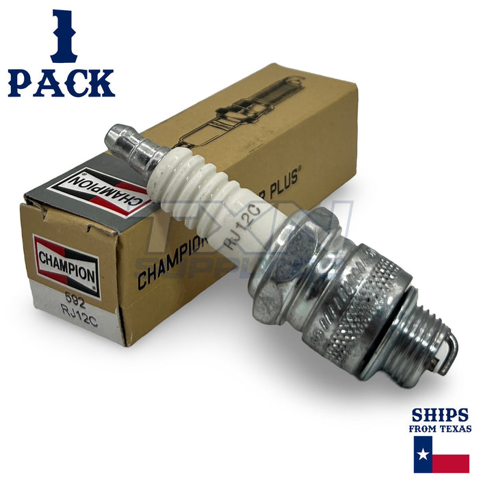 Champion Copper Plus Small Engine 592 Spark Plug (Carton of 1) - RJ12C