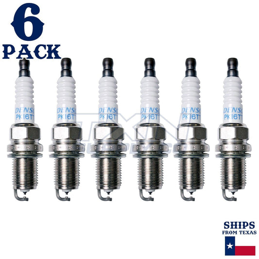 6 Pack Denso 4503 Platinum TT Spark Plugs PK16TT ps