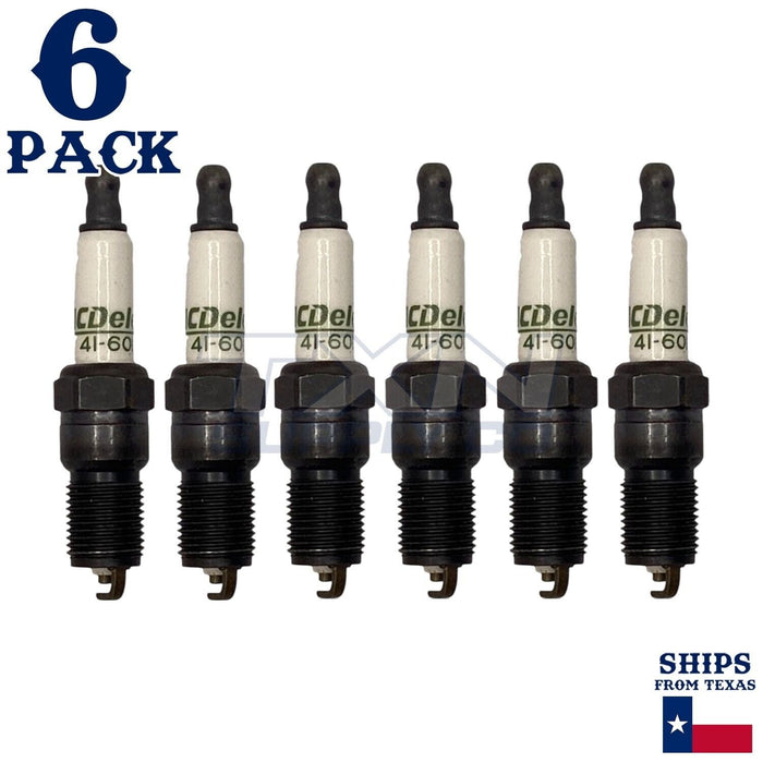 6 Pack Genuine GM ACDelco Spark Plugs 41-601 ps