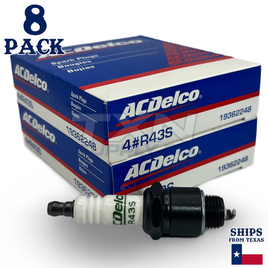 8 Pack Genuine GM ACDelco Spark Plugs R43S ps