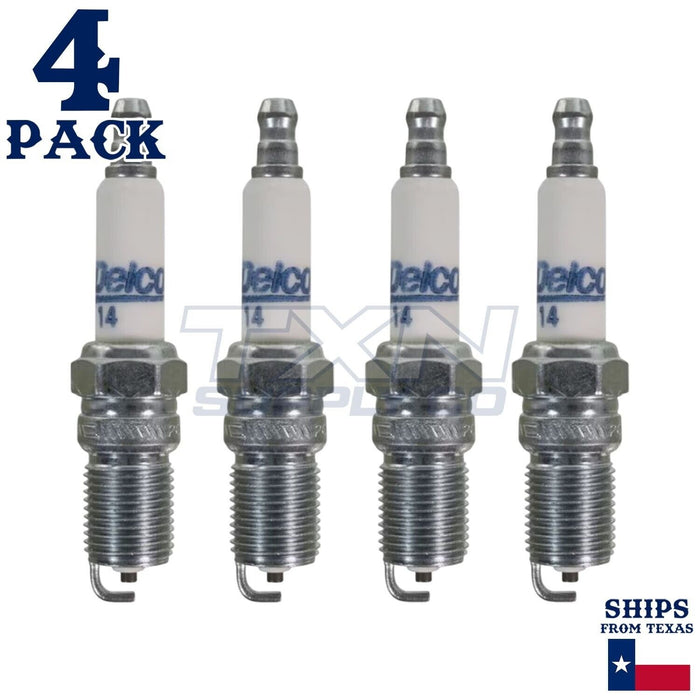 4 Pack GM ACDelco #14 RAPIDFIRE Platinum Spark Plugs 19308033
