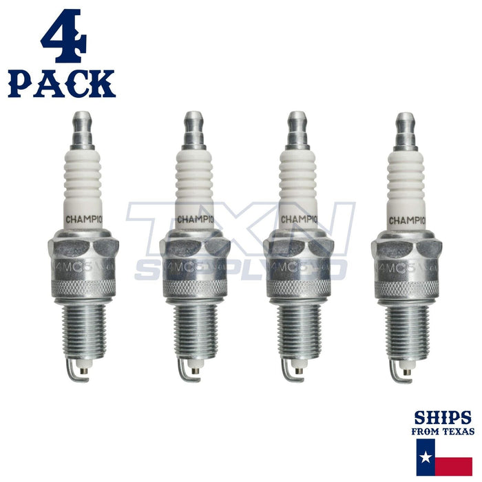 4 Pack Champion Copper Plus Spark Plugs for 1988-1992 Eagle Vista 1.5L L4 ps