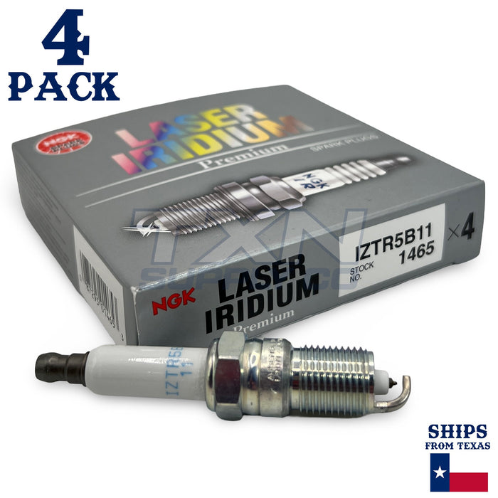 NGK 1465 Laser Iridium Spark Plug IZTR5B11 - 4 Pack