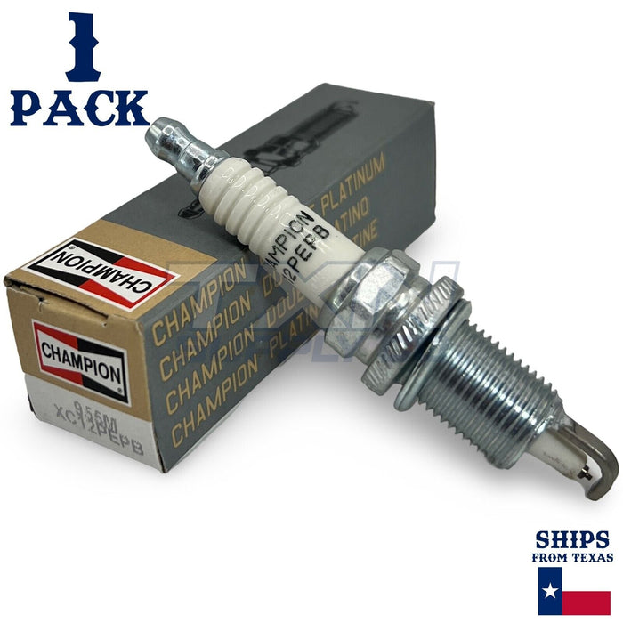 Champion 955M Double Platinum Spark Plugs XC12PEPB - 1 Pack