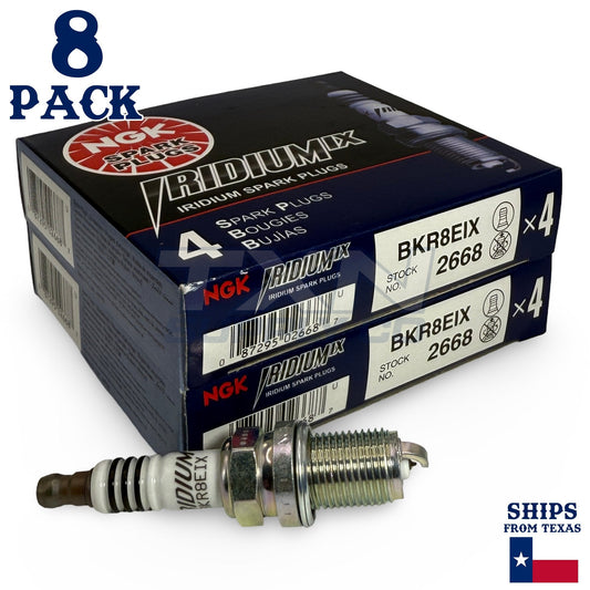 8 Pack NGK Iridium IX 2668 Spark Plugs BKR8EIX ps