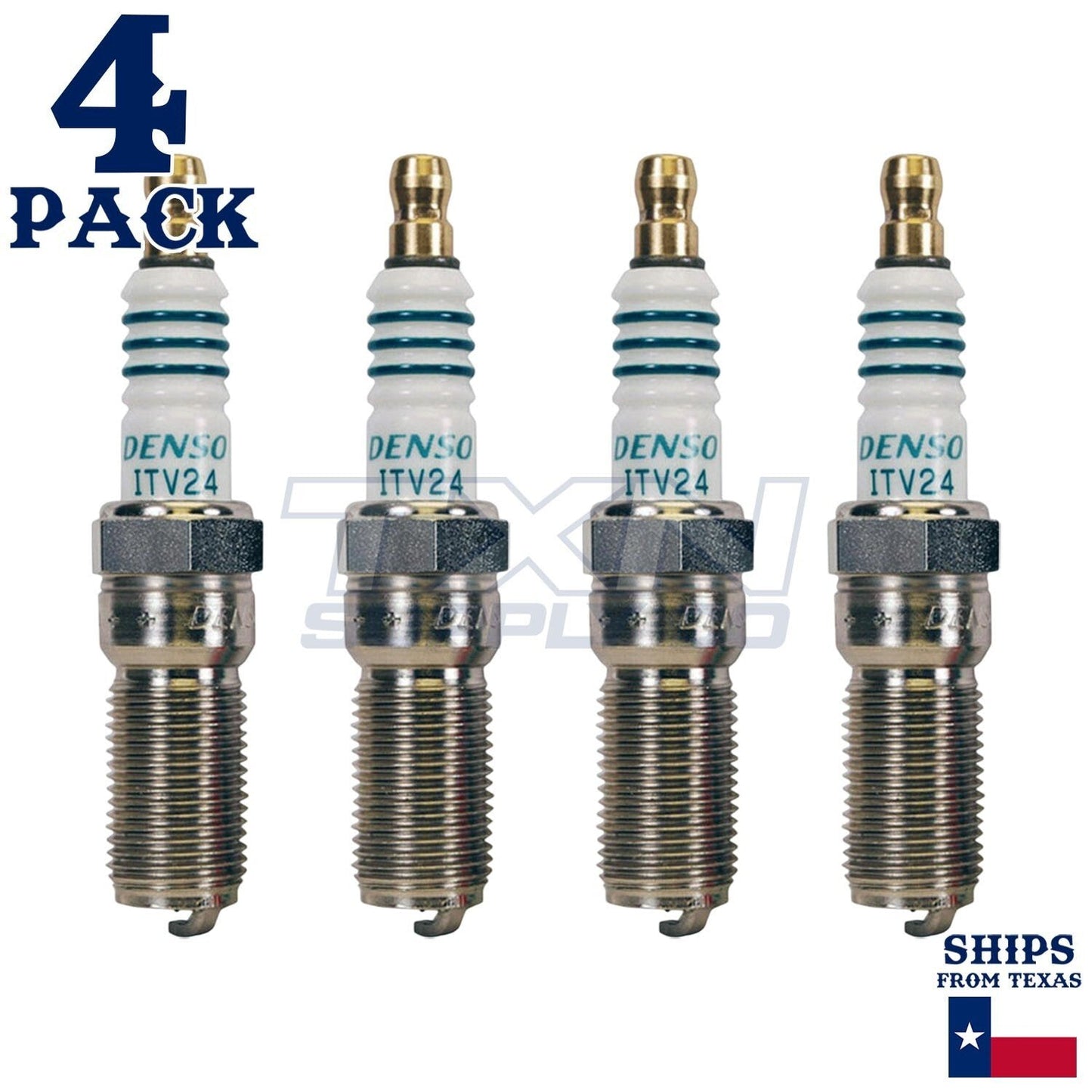 4 Pack Denso 5341 Iridium Power Spark Plugs ITV24 ps