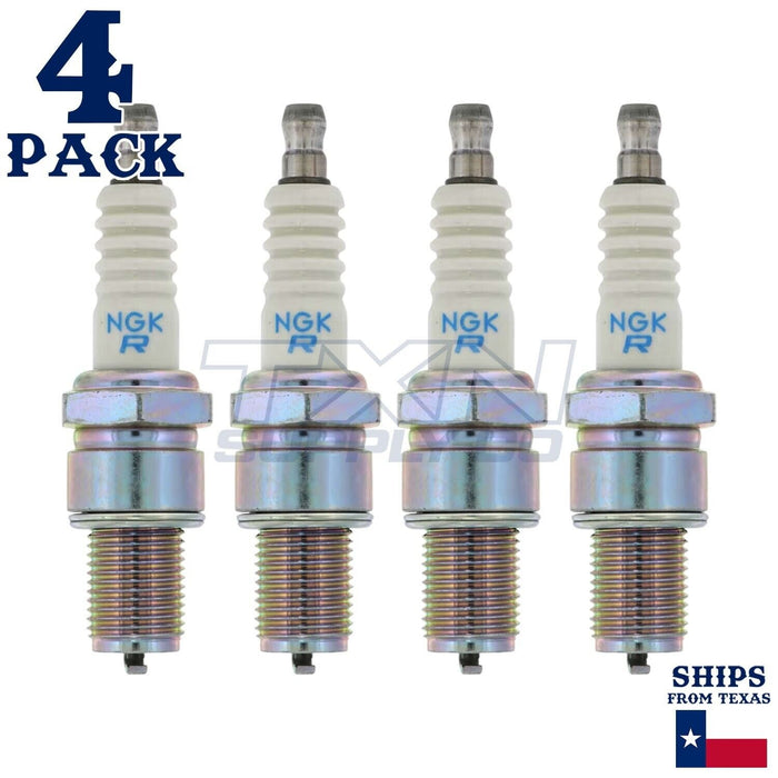 4 Pack NGK V-Power 5722 Spark Plugs BR9ES ps