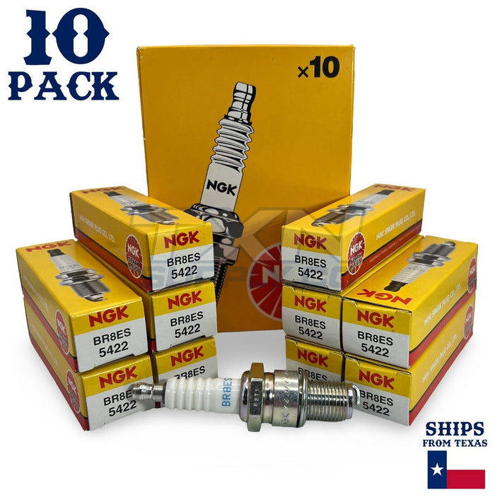 10 pc NGK 6703 BPMR7A SOLID Standard Spark Plugs for WSR6F/R10 WSR6F WSR5F tr