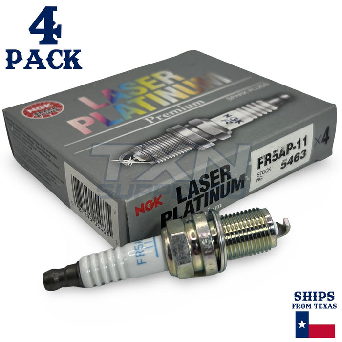 NGK 5463 Laser Platinum Spark Plugs FR5AP-11 - 4 Pack