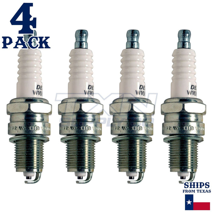 4 Pack Denso 3031 U-Groove Spark Plugs W16EXR-U ps
