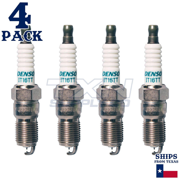 4 Pack Denso 4713 Iridium TT Spark Plugs IT16TT ps