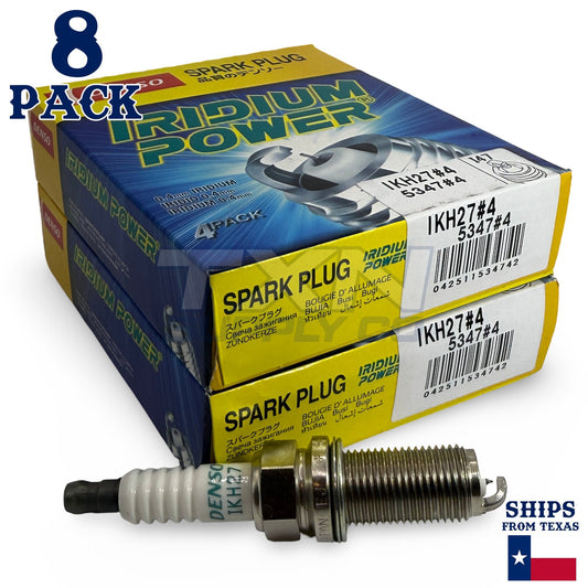 8 Pack Denso 5347 Iridium Power Spark Plugs IKH27 ps