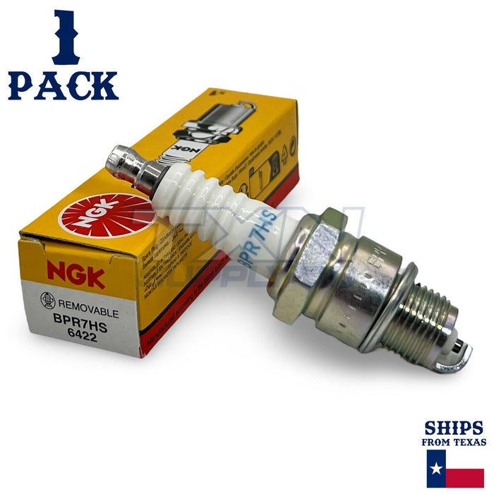 Genuine OEM NGK BPR7HS (6422) Spark Plug - 1 Pack