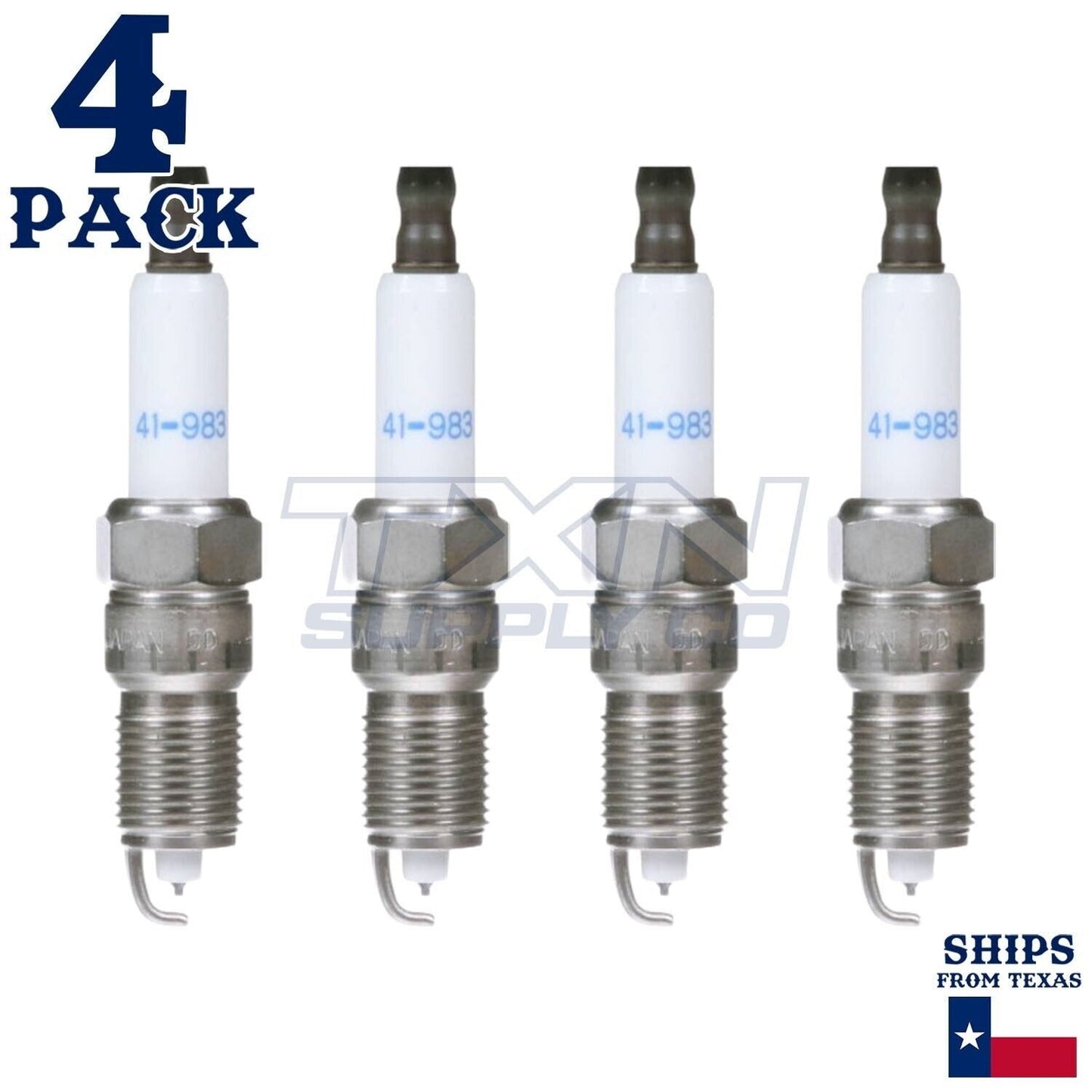 4 Pack Genuine GM ACDelco Double Platinum Spark Plugs 41-983 ps