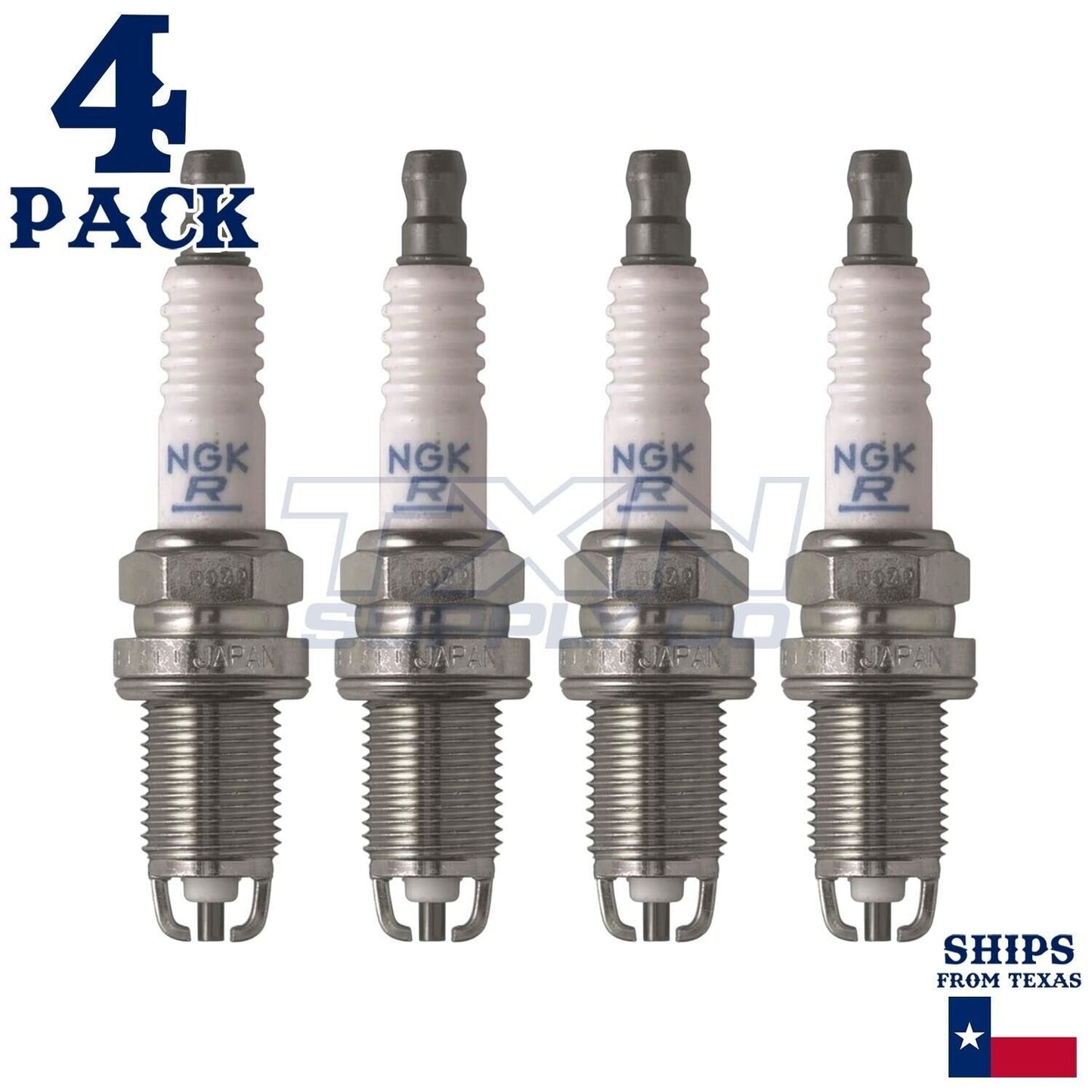 4 Pack NGK Standard Spark Plugs 1995-1998 for Toyota Paseo L4 1.5L ps