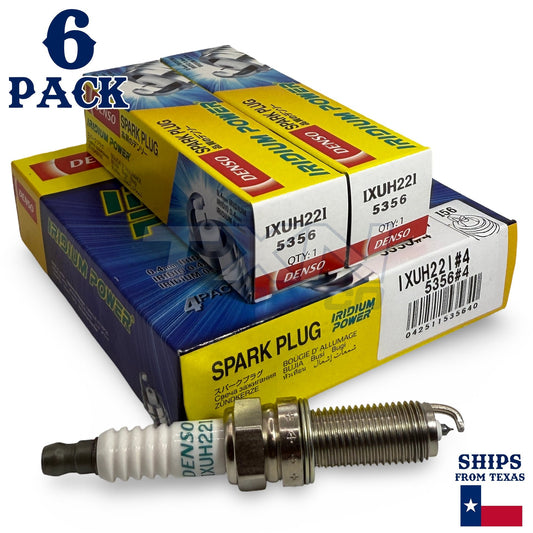 6 Pack Denso 5356 Iridium Power Spark Plugs IXUH22I ps