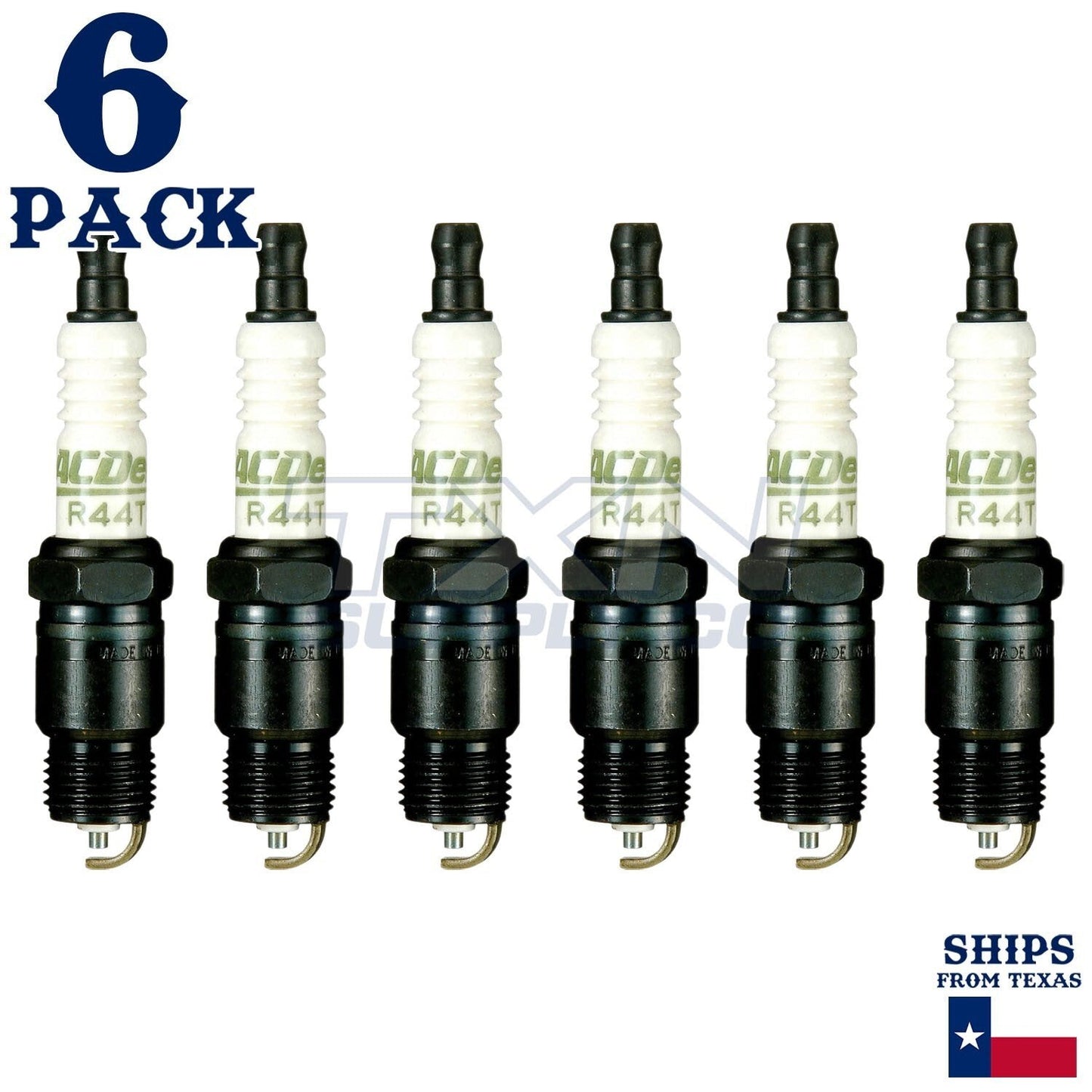 6 Pack ACDelco Standard Spark Plugs 2002-2004 for Ford Cortina 3.3L ps