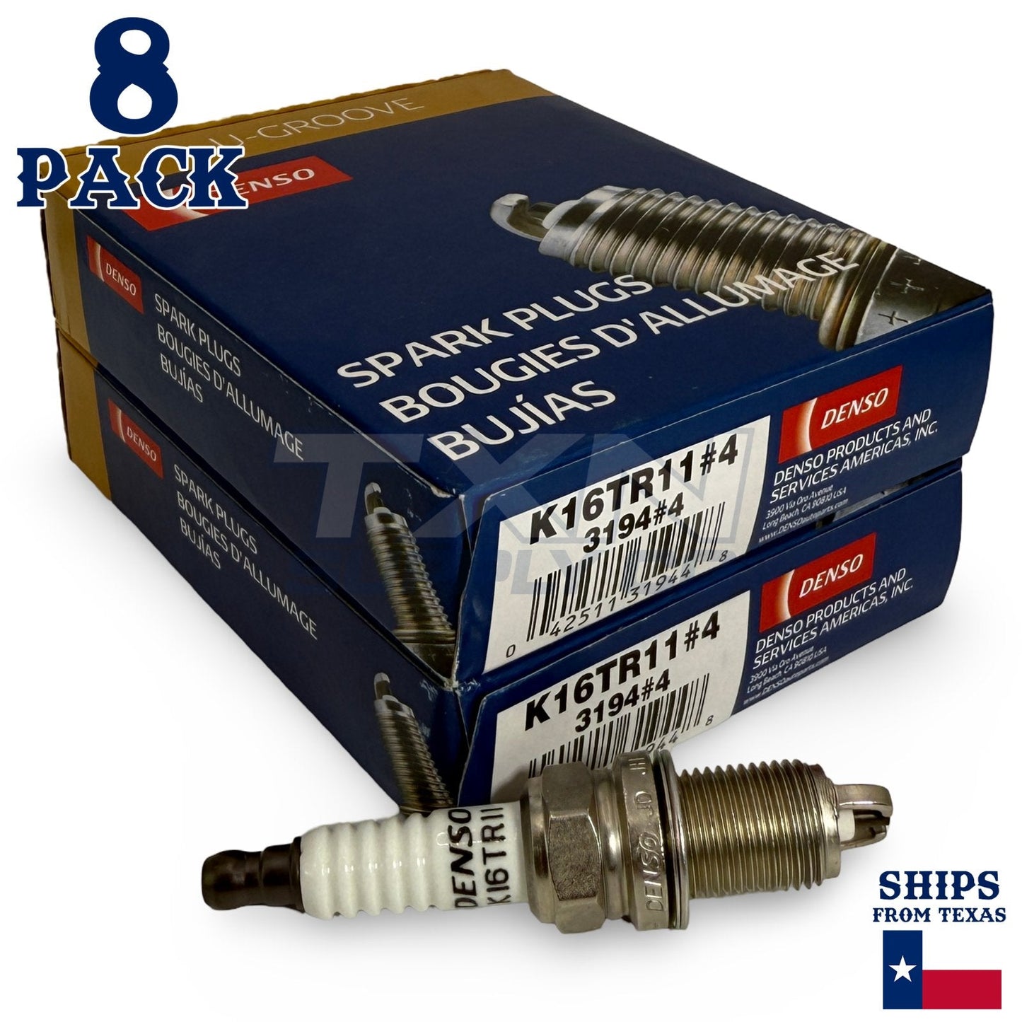 8 Pack DENSO 3194 Standard Spark Plugs for K16TR11 94859009 94856823
