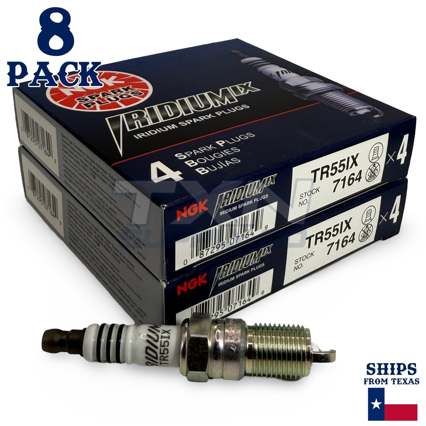 8 Pack NGK Iridium IX Spark Plugs 2001-2006 for GMC Sierra 2500 HD V8 8.1L ps