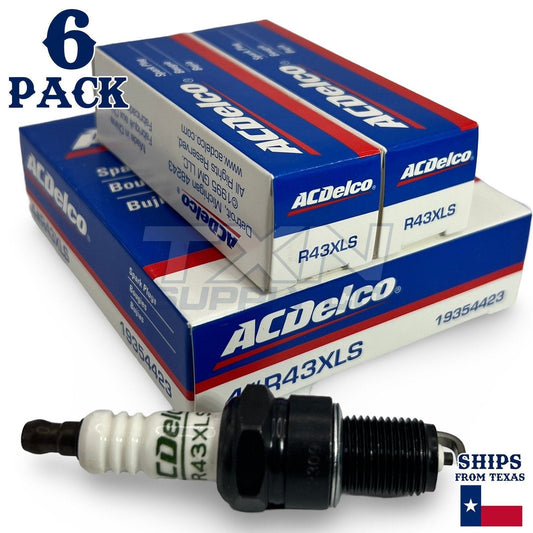 6 Pack ACDelco Standard Spark Plugs 1998-2000 for Ford Falcon 4.0L ps