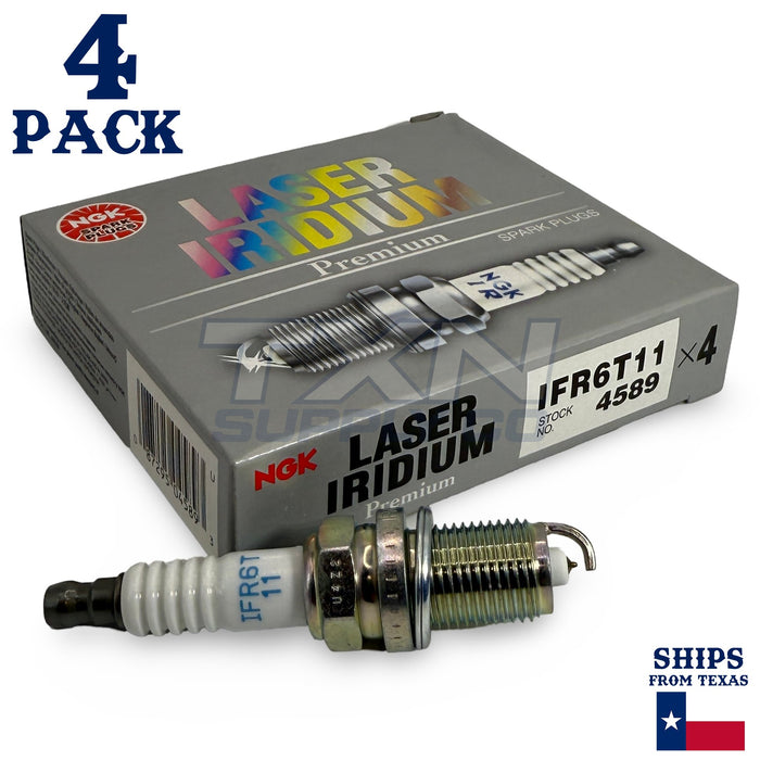 4 Pack NGK Laser Iridium Spark Plugs 1999-2002 for Daewoo Lanos 1.6L L4 ps