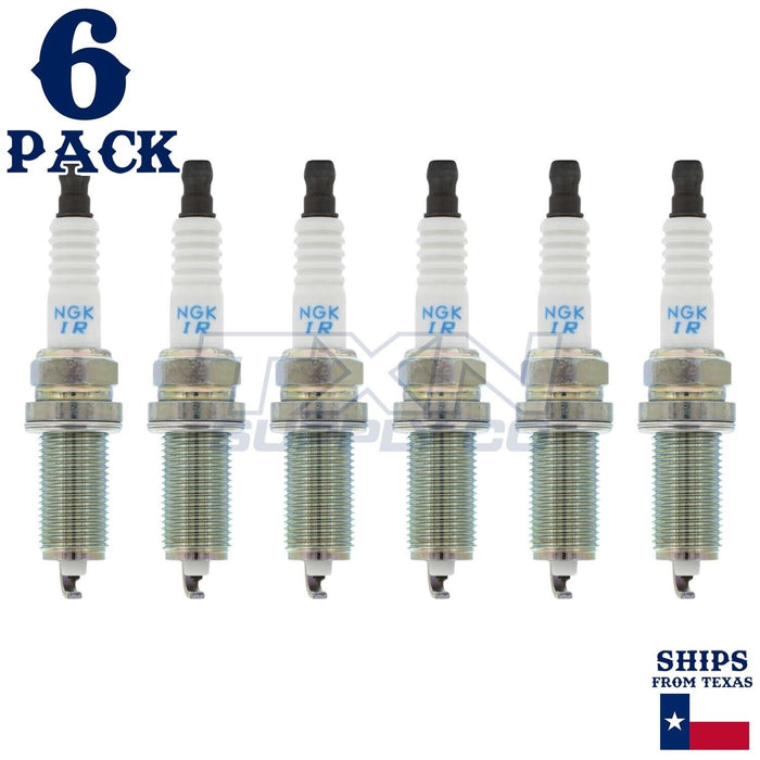 6 Pack NGK V-Power 92145 Spark Plugs LZFR5CI-11 ps