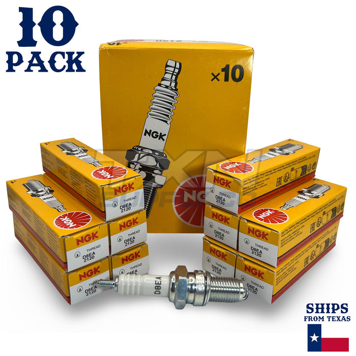 NGK 2120 Standard Spark Plug D8EA - 10 Pack