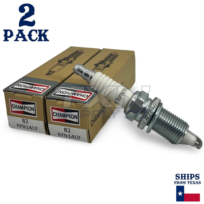 Champion 82 Copper Plus Spark Plugs RFN14LY - 2 Pack