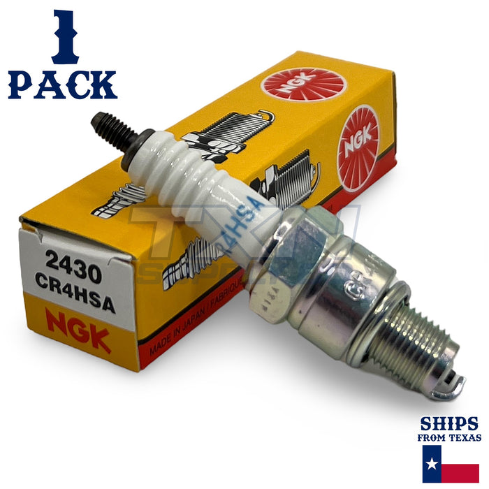 NGK 2430 Standard Spark Plug CR4HSA - 1 Pack