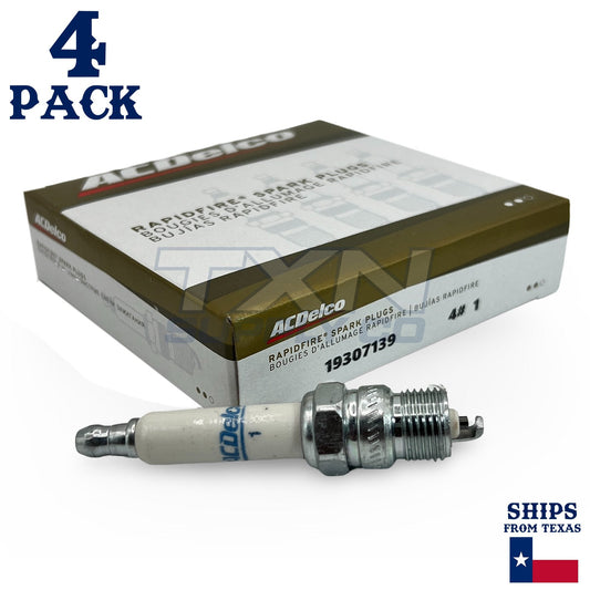 4 Pack GM ACDelco #1 RAPIDFIRE Platinum Spark Plugs ps