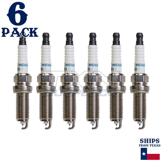 6 Pack Denso 3439 Iridium Long Life Spark Plugs FXE20HR11 ps