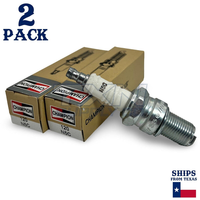 Champion 120 Copper Plus Spark Plug N5C - 2 Pack