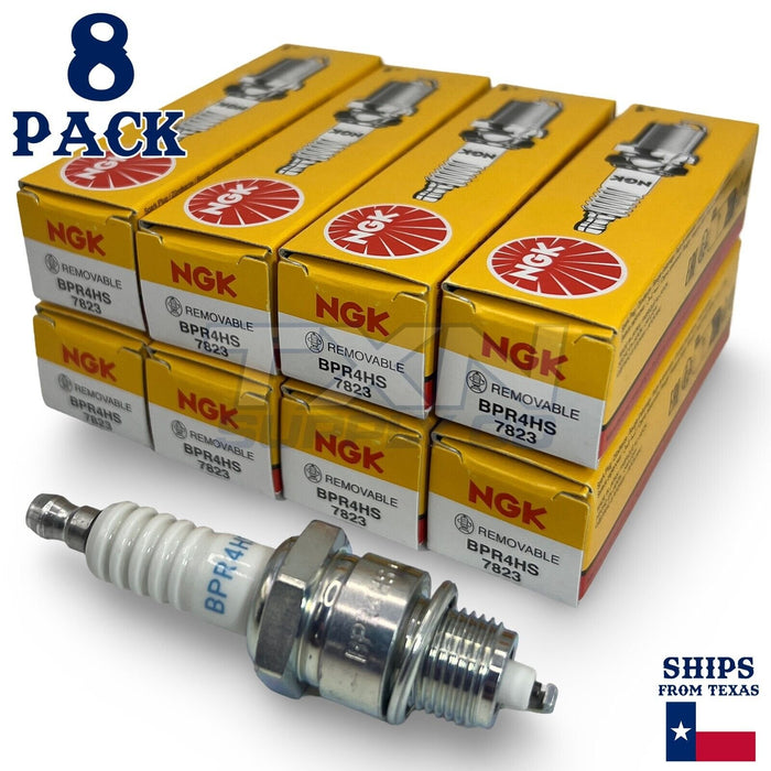 NGK 7823 Spark Plugs BPR4HS - 8 Pack