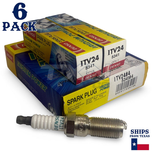 6 Pack Denso 5341 Iridium Power Spark Plugs ITV24 ps