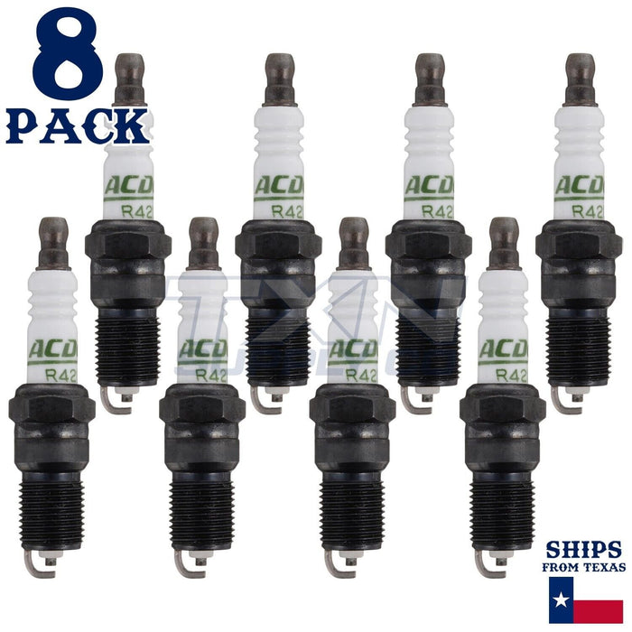 8 Pack Genuine GM ACDelco Spark Plugs R42LTS ps