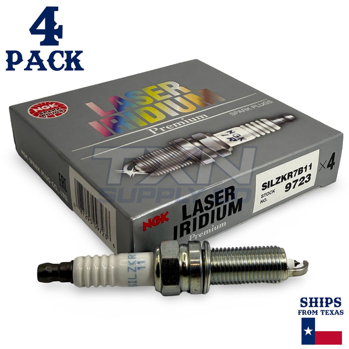 4 Pack NGK Laser Iridium Spark Plugs 2013 for Hyundai Elantra Coupe L4-1.8L ps