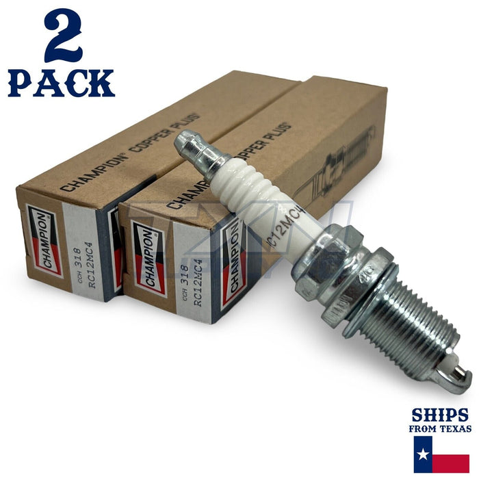 Champion 318 Copper Plus Spark Plugs ZFR5F11 - 2 Pack