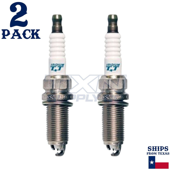 2 Pack Denso 4705 Iridium TT Spark Plugs IKBH20TT ps