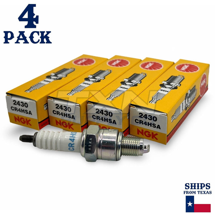 NGK 2430 Standard Spark Plug CR4HSA - 4 Pack