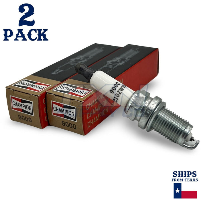 Champion 9000 Iridium Spark Plugs RC10ZWYPB4 - 2 Pack