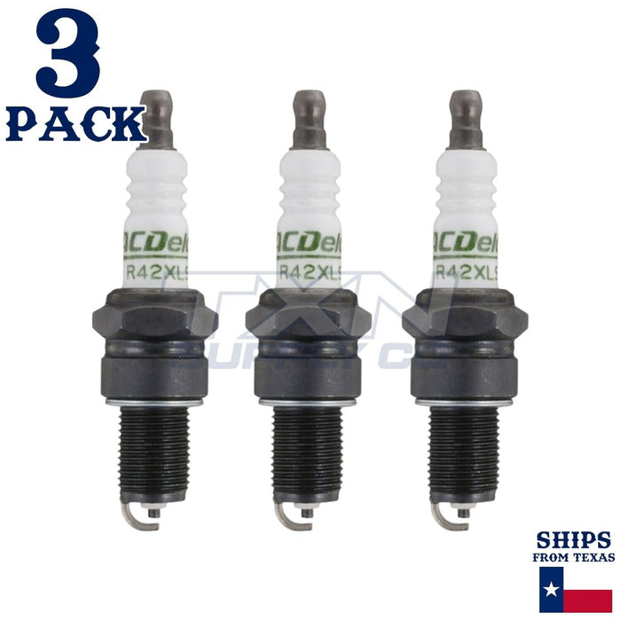 3 Pack Genuine GM ACDelco Spark Plugs R42XLS ps