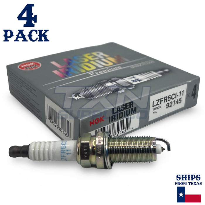 4 Pack NGK V-Power 92145 Spark Plugs LZFR5CI-11 ps