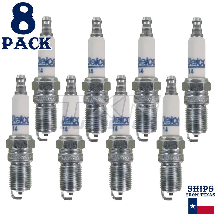 8 Pack GM ACDelco RAPIDFIRE #14 Platinum Spark Plugs 19308033