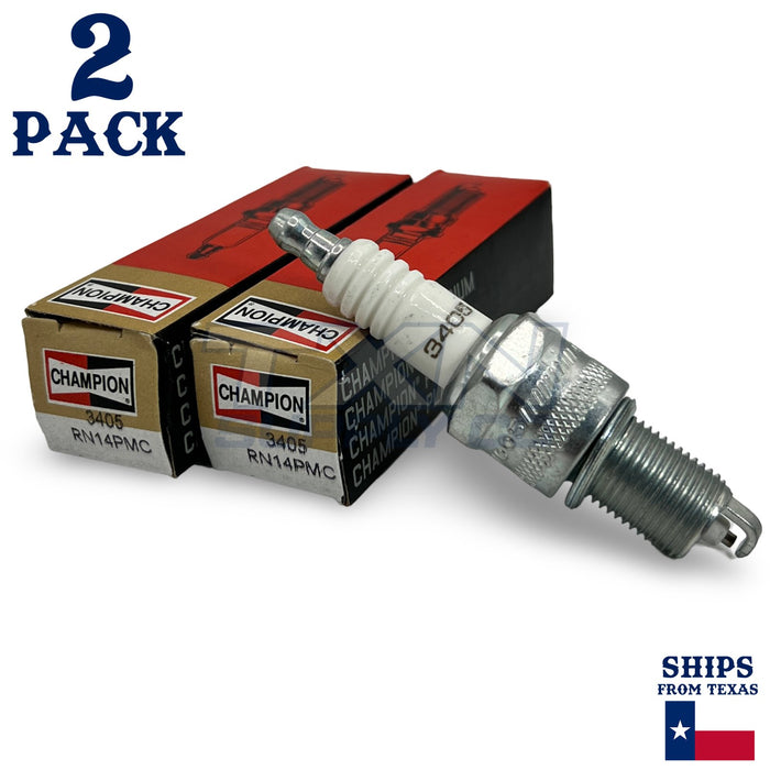 Champion 3405 Platinum Spark Plug RN14PMC - 2 Pack