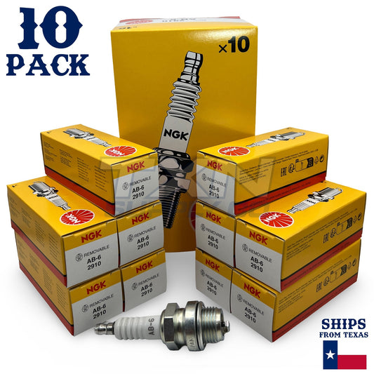 (10-Pack) NGK Spark Plugs AB-6 (Stock # 2910)