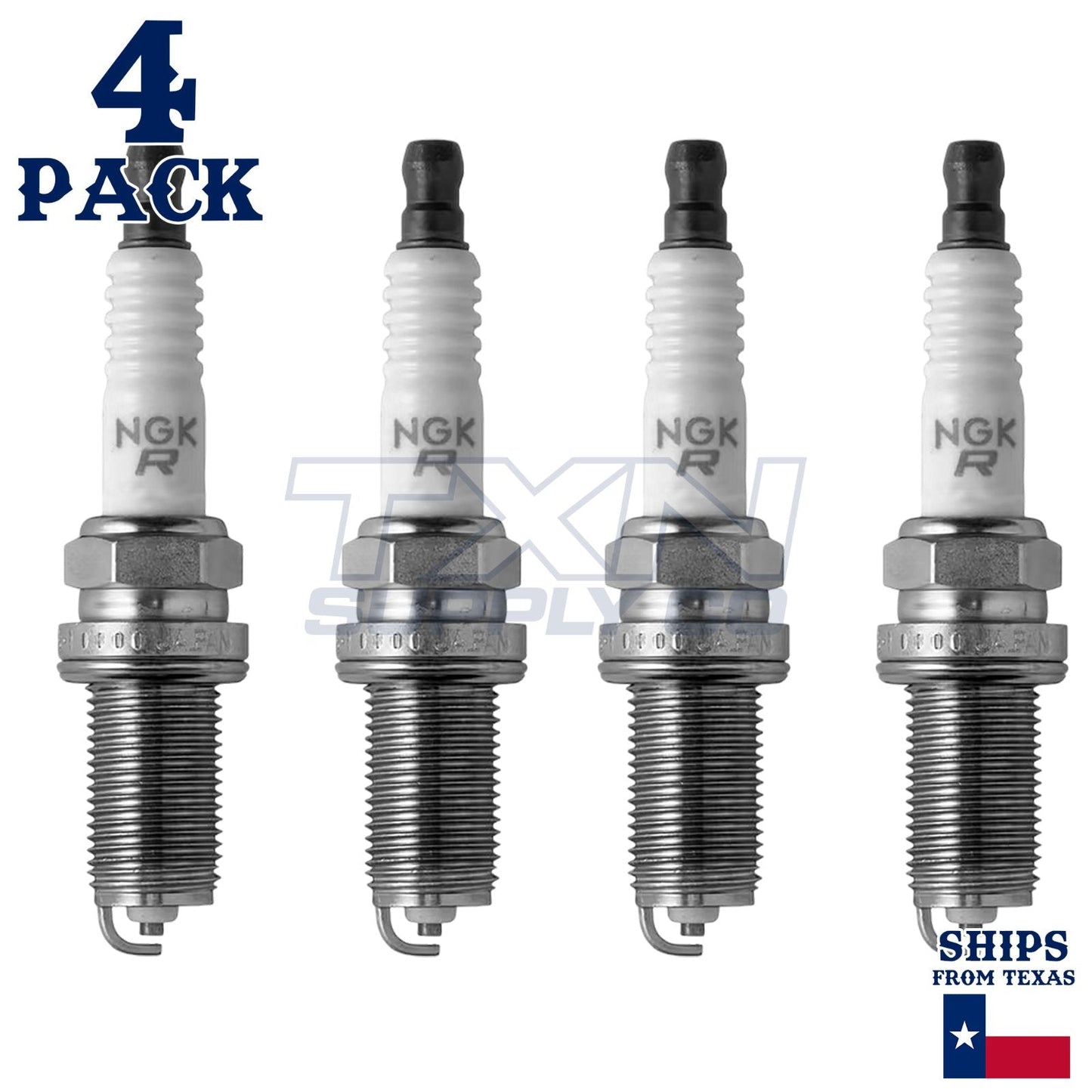 4 NGK 6668 Spark Plugs LFR6A  - For Yamaha HO & SHO VX FX FZR FZS VXR VXS