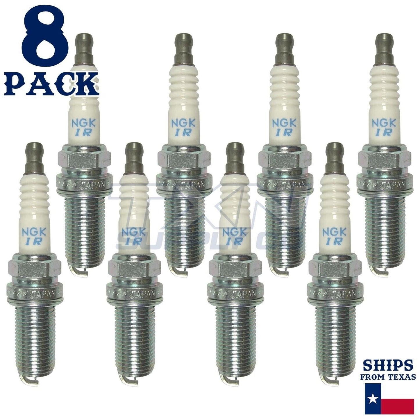 8 Pack NGK 4212 Spark Plugs ILFR6G-E ps