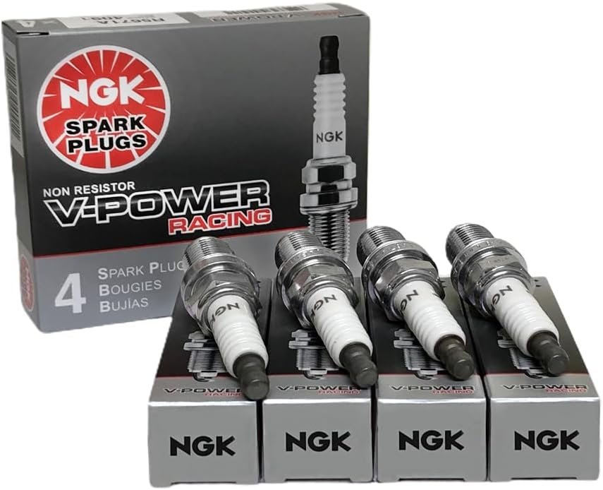 NGK 5238 V-Power Spark Plugs R5671A-9 - 4 Pack