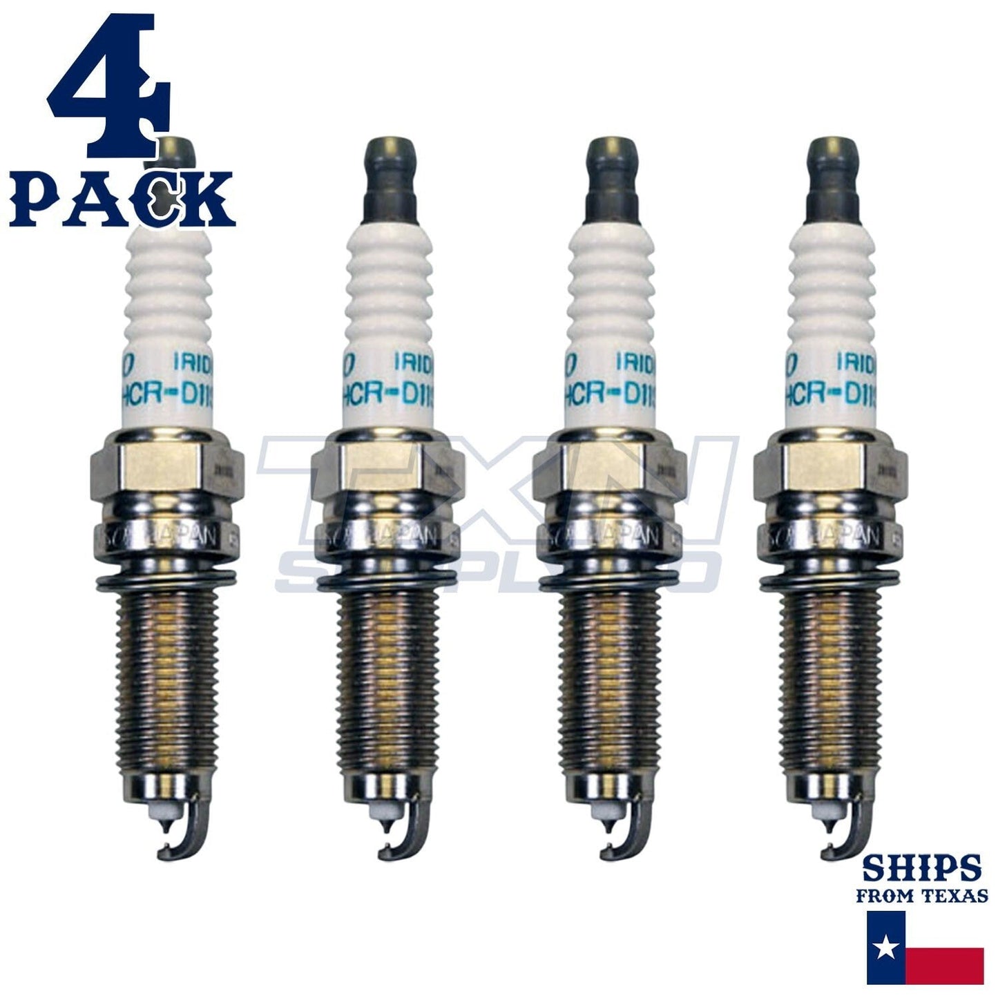 4 Pack Denso 3483 Iridium Long Life Spark Plugs DXU22HCR-D11S ps